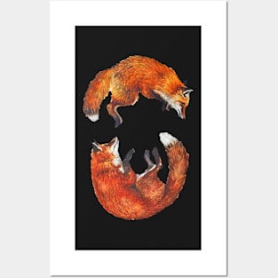 Playful Fox Posters and Art